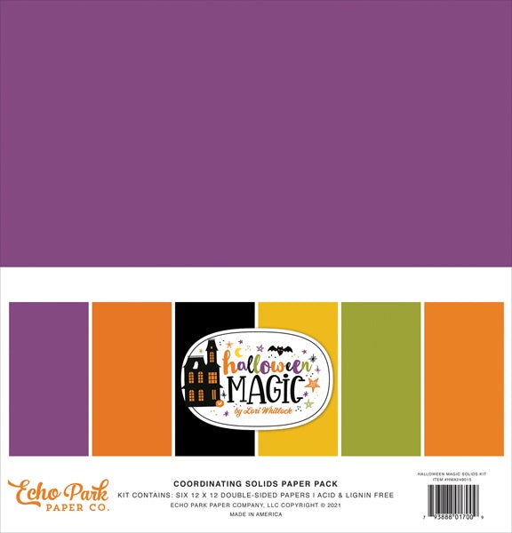 Halloween Magic Solids Kit - Echo Park