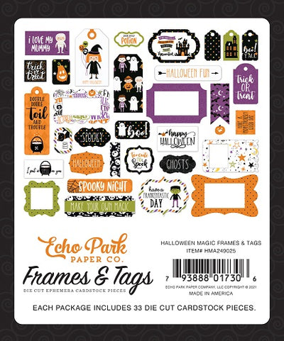 Halloween Magic Frames & Tags - Echo Park