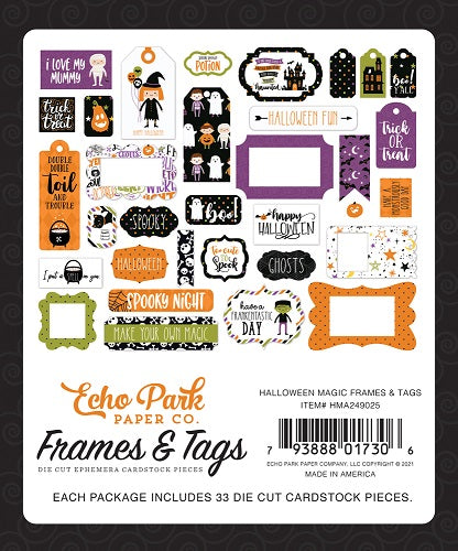 Halloween Magic Frames & Tags - Echo Park