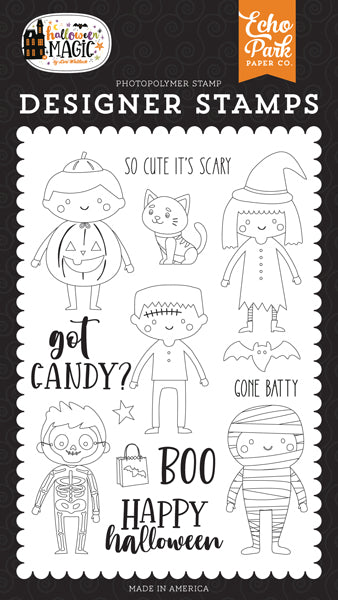 Got Candy Stamps - Halloween Magic - Echo Park - Clearance