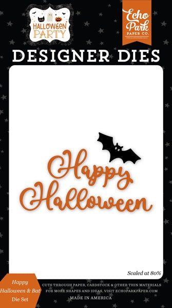 Happy Halloween & Bat Dies - Halloween Party - Echo Park - Clearance