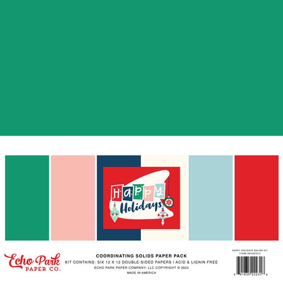 Happy Holidays Collection Solids Kit - Echo Park