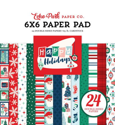 Happy Holidays 6x6 Paper Pad - Echo Park