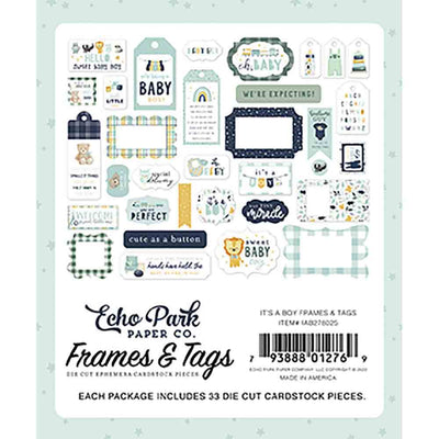It's a Boy Frames & Tags - Echo Park