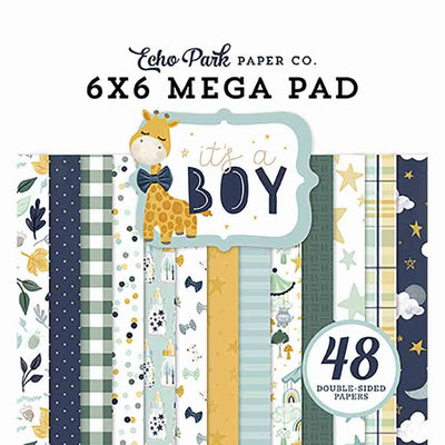 It's a Boy Card Makers 6" x 6" Mega Pad - Echo Park