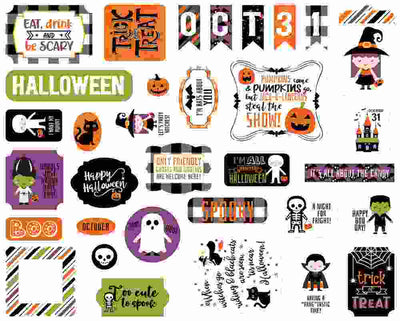 I Love Halloween Ephemera - Echo Park