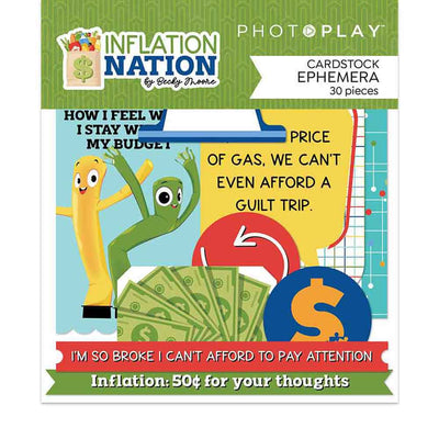 Inflation Nation Ephemera - Becky Moore - PhotoPlay