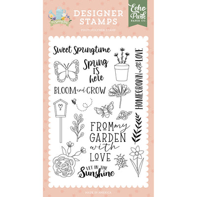 Let In The Sunshine Stamp Set - It's Easter Time - Echo Park