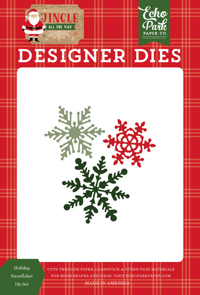 Holiday Snowflakes Dies-Jingle All The Way-Echo Park