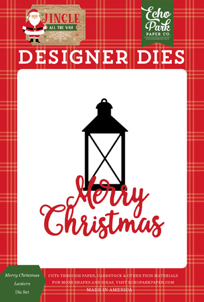 Merry Christmas Lantern Dies - Jingle All The Way - Echo Park - Clearance