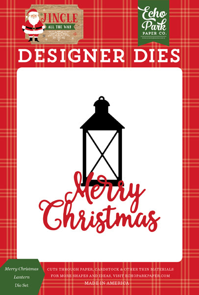 Merry Christmas Lantern Dies - Jingle All The Way - Echo Park - Clearance