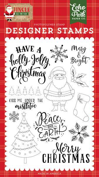 Holly Jolly Christmas Stamps - Jingle All The Way - Echo Park