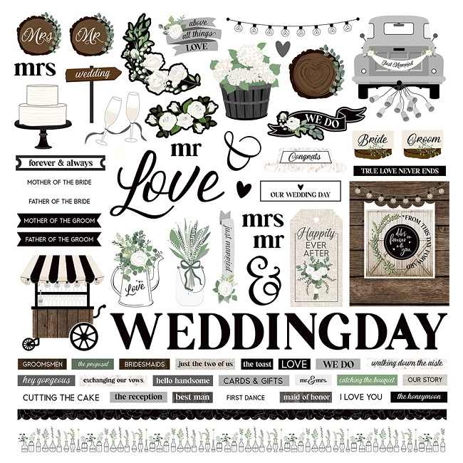 Love & Cherish Element Stickers - Becky Moore - PhotoPlay