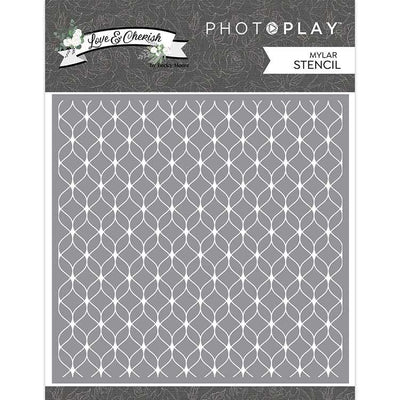 Love & Cherish Stencil - Becky Moore - PhotoPlay