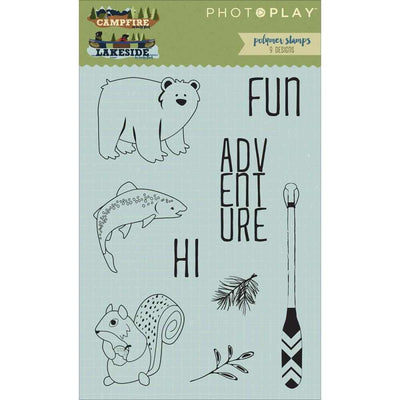 PhotoPlay Stamps Lakeside & Campfire