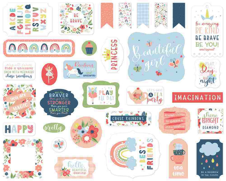 Little Dreamer Girl Ephemera - Echo Park*