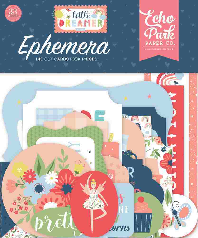 Little Dreamer Girl Ephemera - Echo Park*