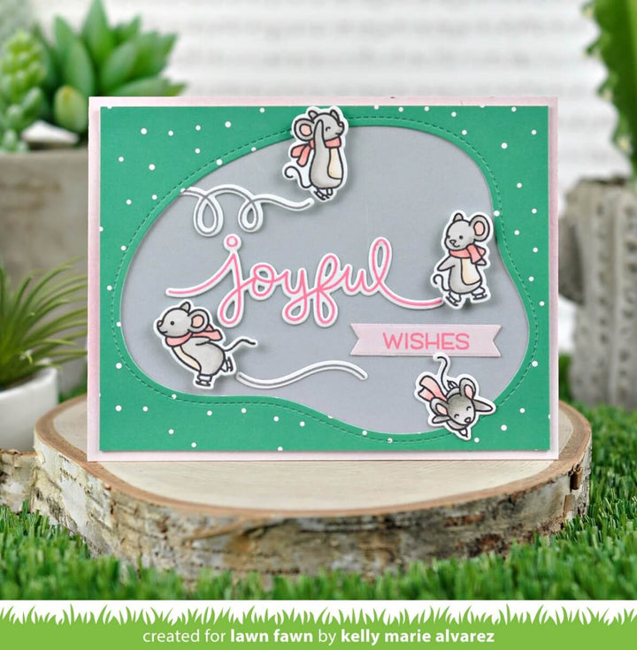 Mice On Ice Clear Stamps - Lawn Fawn