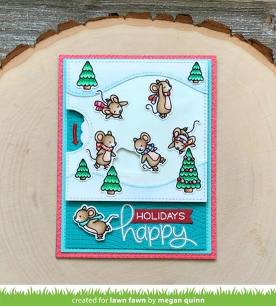 Mice On Ice Clear Stamps - Lawn Fawn