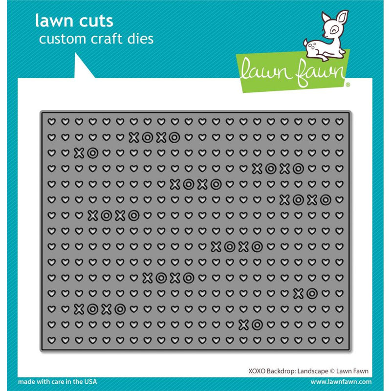 XOXO Landscape Backdrop Lawn Cuts Die - Lawn Fawn - Clearance