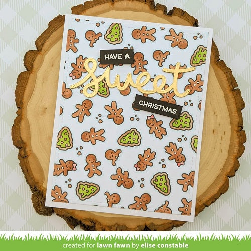 Tiny Gingerbread Lawn Cuts Dies - Lawn Fawn