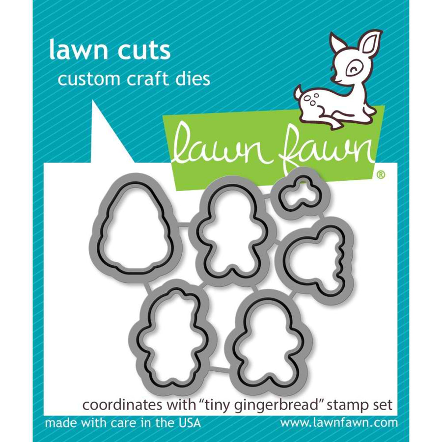 Tiny Gingerbread Lawn Cuts Dies - Lawn Fawn