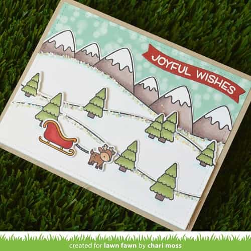 Over The Mountain Borders Stamps - Lawn Fawn