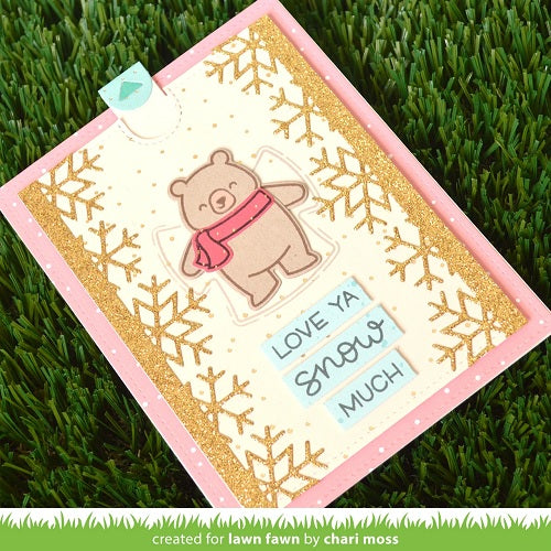 Snowflake Border Lawn Cuts Dies - Lawn Fawn
