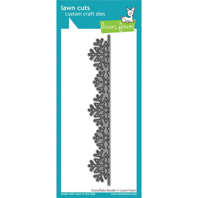 Snowflake Border Lawn Cuts Dies - Lawn Fawn