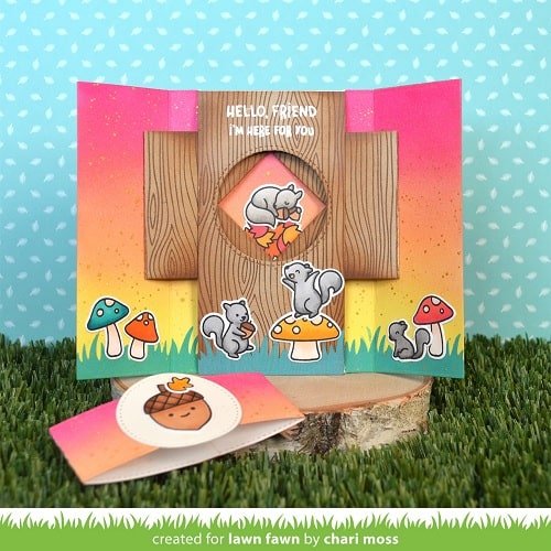 Shutter Card Lawn Cuts Dies - Lawn Fawn