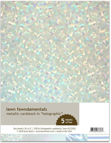 Holographic Metallic Cardstock - Lawn Fawn