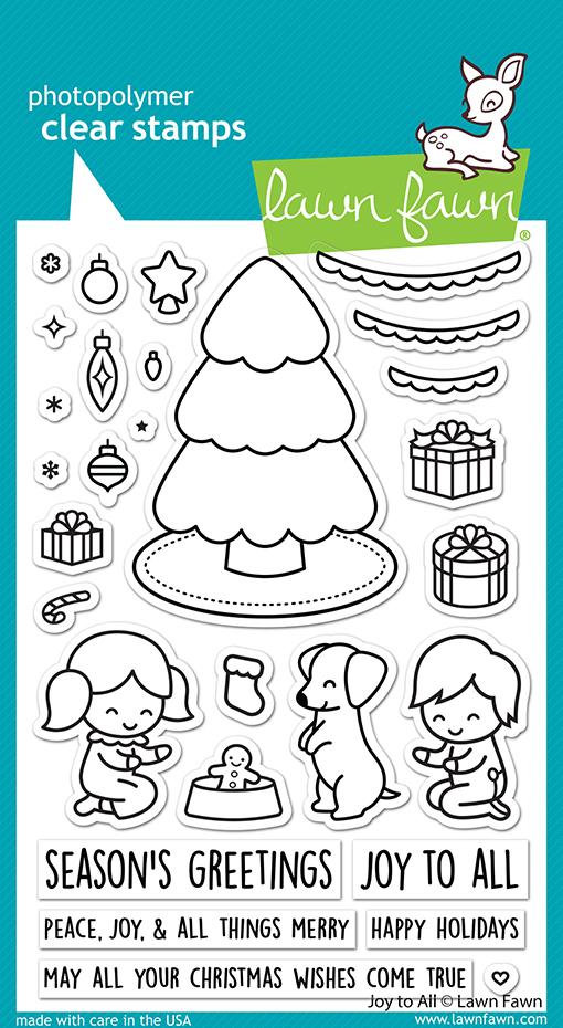 Joy To All Clear Stamp Set - Lawn Fawn