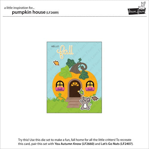 Pumpkin House Dies - Lawn Fawn