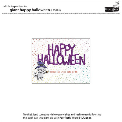Giant Happy Halloween Dies - Lawn Fawn