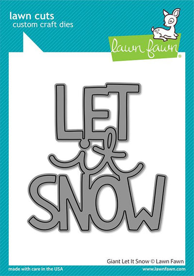 Giant Let It Snow Dies - Lawn Fawn