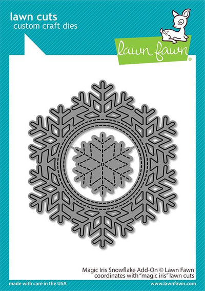 Magic Iris Snowflake Add-On Dies - Lawn Fawn