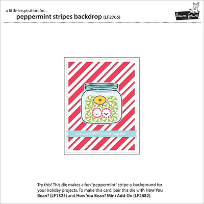 Peppermint Stripes Backdrop Dies - Lawn Fawn