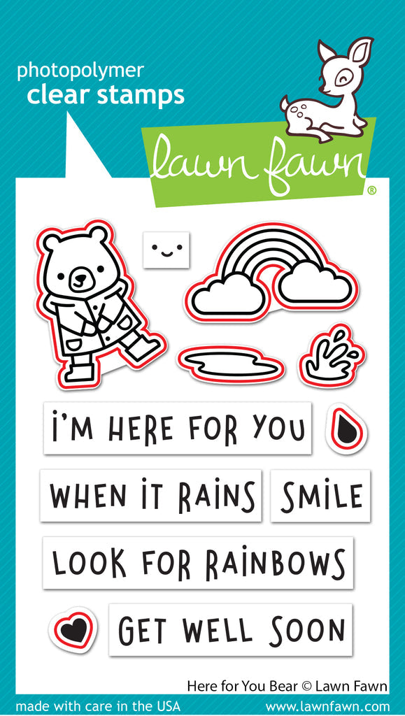 Here for You Bear- Dies-Lawn Fawn
