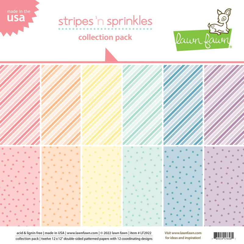 12" x 12" Collection Pack- Stripes &