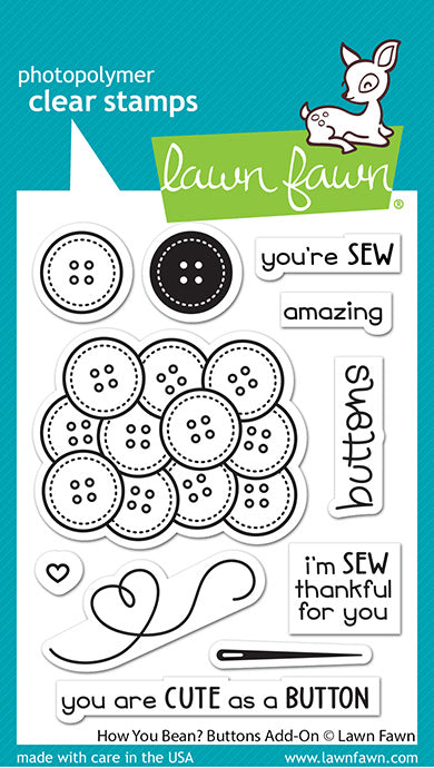 How You Bean Buttons Add-On- Stamps- Lawn Fawn