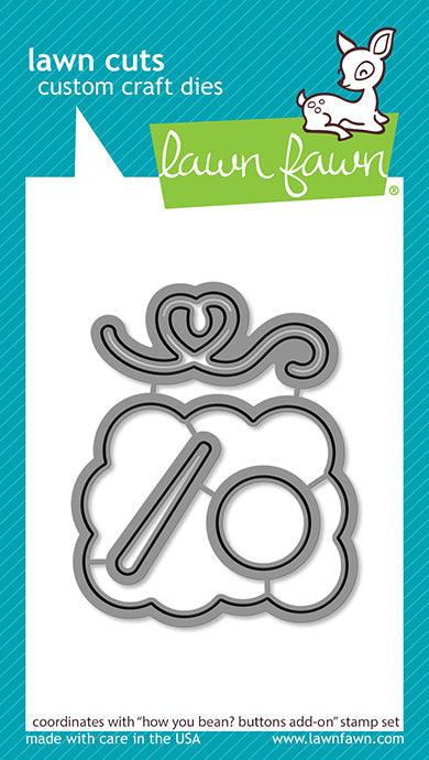 How You Bean Buttons Add-On-Lawn Cuts - Dies -Lawn Fawn