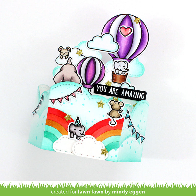 Platform Pop-Up Cloud Wrap Around Dies-Lawn Fawn