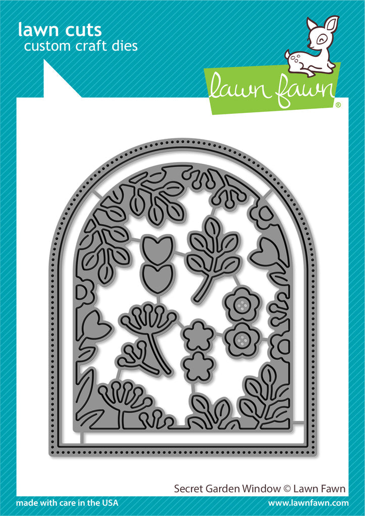 Secret Garden Window Dies-Lawn Fawn