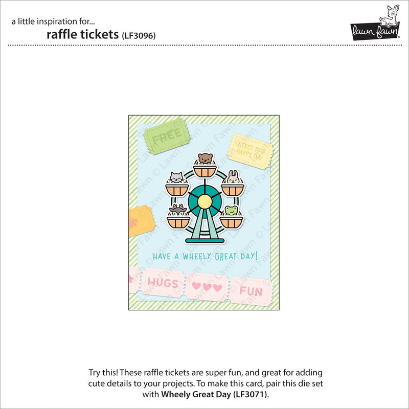 Raffle Tickets Dies-Lawn Fawn
