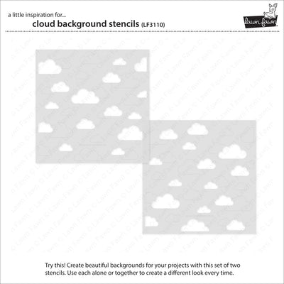 Cloud Background Stencils-Lawn Fawn