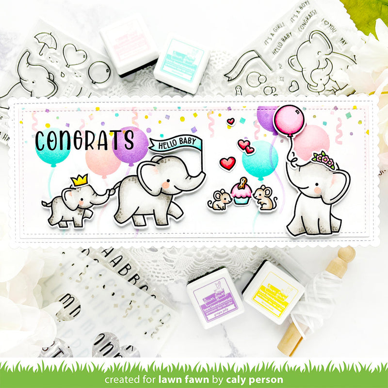 Balloons Stencil-Lawn Fawn