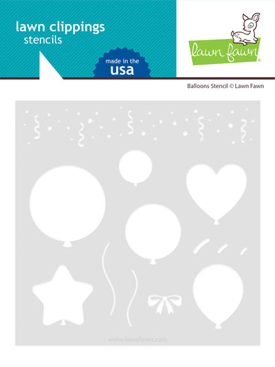 Balloons Stencil-Lawn Fawn