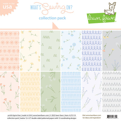 12"X 12" Collection Pack-What's Sewing On Collection- Lawn Fawn