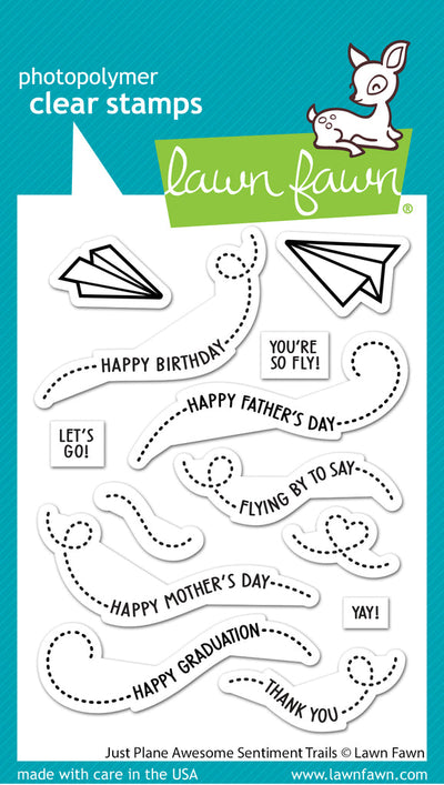 Just Plane Awesome Sentiment Trails-Lawn Fawn
