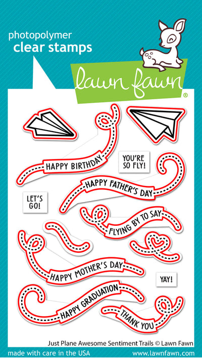 Just Plane Awesome Sentiment Trails Dies-Lawn Fawn